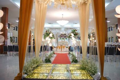 Gazebo Kotak & Standing Flowers Silver