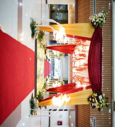 Gazebo Kotak & Standing Flowers Silver
