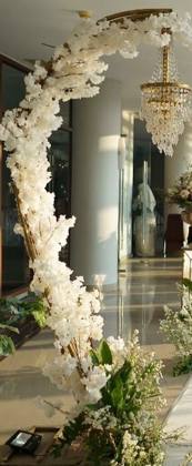 Standing Flowers Silver