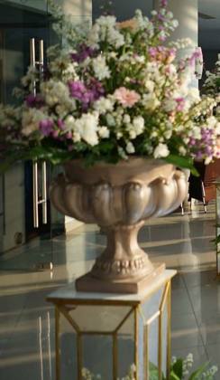 Standing Flowers Silver